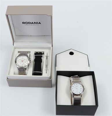 Un lot composé de (2) montres pour hommes RODANIA. - Photo 1