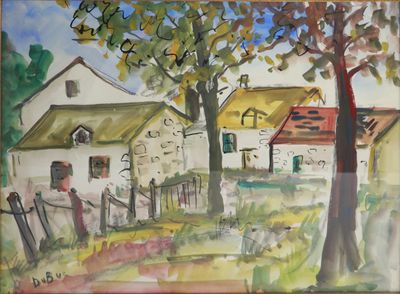 Roland DUBUC (1924-1998). Maisons en Bretagne.