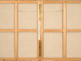 an image of an old window with a wooden frame and glass
