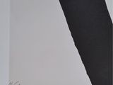 a black and white photo of a piece of paper with a piece of writing on it