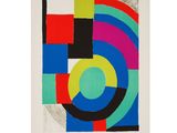 an image of a colorful abstract painting on a white background