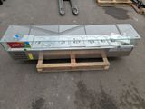an image of a glass display case on a pallet