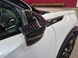 a close up of a car ' s side view mirror