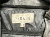 the label on a leather jacket that says ferado