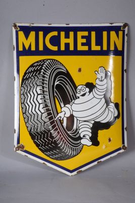 Panneau en porcelaine « Michel Tire »