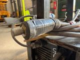 an image of a forklift with a bunch of hoses attached to it
