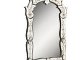 an image of a mirror that is sitting on top of a table