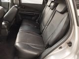 the back seats of a car are black in color