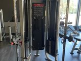 an image of a gym room with equipment in it
