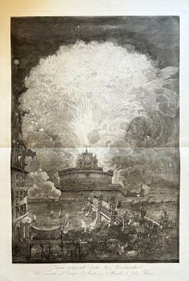 an image of a drawing of a firework in the sky