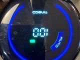 a clock that is on the side of a motorcycle