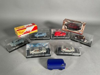 SOLIDO PEUGEOT 203 Break "Sapeurs-pompiers" rouge, Réf. 4823…