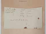 une feuille de papier écrite sur une table