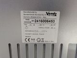 a label on the back of a refrigerator that says vendo