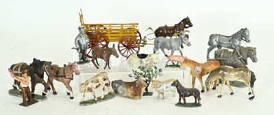 COFALU, BF, LR, & divers, 19 sujets en plomb, plomb creux et aluminium - Photo 1