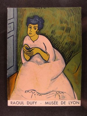 a painting of a woman sitting in a chair
