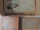 a box that has some pictures in it on the floor