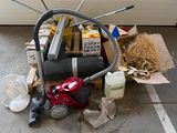 an image of a pile of junk in a garage