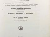 an old book with a black and white title on it