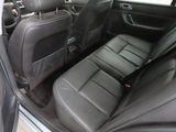 the back seats of a car are black in color