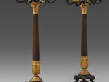 a pair of louis ii gilet candlesticks