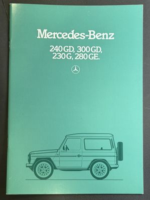 Mercedes-Benz 240 GD, 300 GD, 250 GD, 250 GD, 350 GD, 350 GD, 350 GD, 350