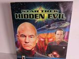 the box for the game hidden evil is sitting on a table