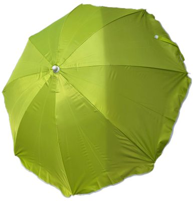 Lot 4 parasols diamètre 200 vert et bleu