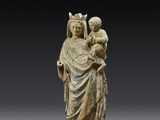 an image of a statue of a woman holding a child