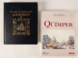 deux livres posés sur une table l'un à côté de l'autre sur une surface blanche