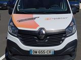 a van that is parked in a parking lot
