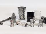 a lot of different items that are sitting on a table