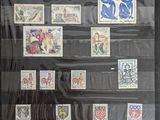 a picture of a picture of a collection of stamps on display