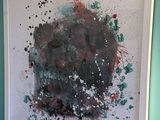 a picture of a painting hanging on a wall in a room