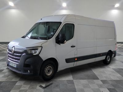 a picture of a white van parked in a garage