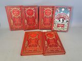 Jules Verne, 5 ouvrages, ed. Hachette, collection Hetzel ... - 86533945 ...