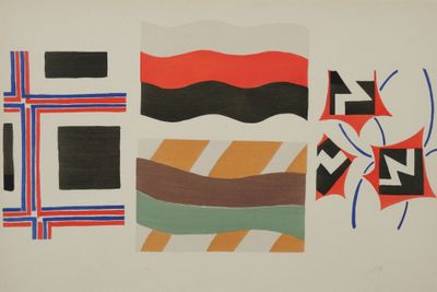 Sonia DELAUNAY-TERK (1885-1979). Planche 19 du portfolio "So…