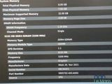 a lot of information on the display of the computer