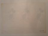 drawing of a couple of mickey mouses on a sheet of paper