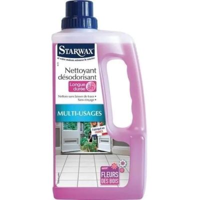 a bottle of starwax cleaning liquid on a white background