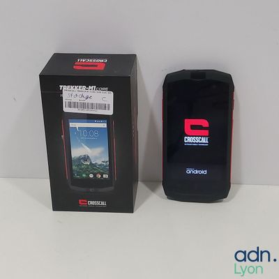 a box with a cell phone in it next to a box with a cell phone