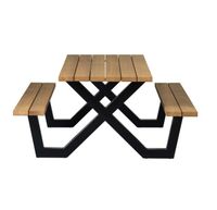 Ensemble salon de jardin WOOOD table et banc , plateau et as… (photo 3)