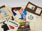 many different types of paper on the table
