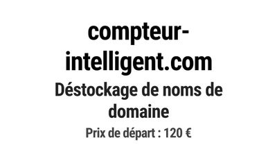 Nom de domaine compteur-intelligent.