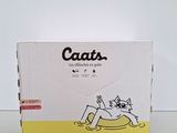 a box with a picture of a cat on it