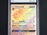 a close up of a pokemon card on a table