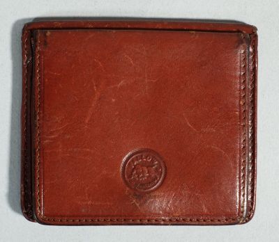 FALLOW Portefeuille en cuir marron