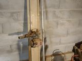 an image of a water heater in a basement