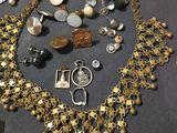 a table with a lot of jewelry on it