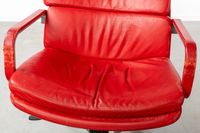 Geoffrey Harcourt (1935), lot de six fauteuils de bureau piv… (photo 6)